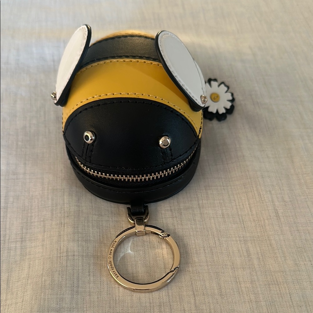 Kate Spade Black Coin Purse with Keyring